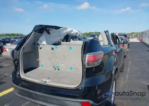 2014 Toyota Highlander Le Plus V6/Le V6 from USA, damaged, VIN 5TDZKRFH4ES005192